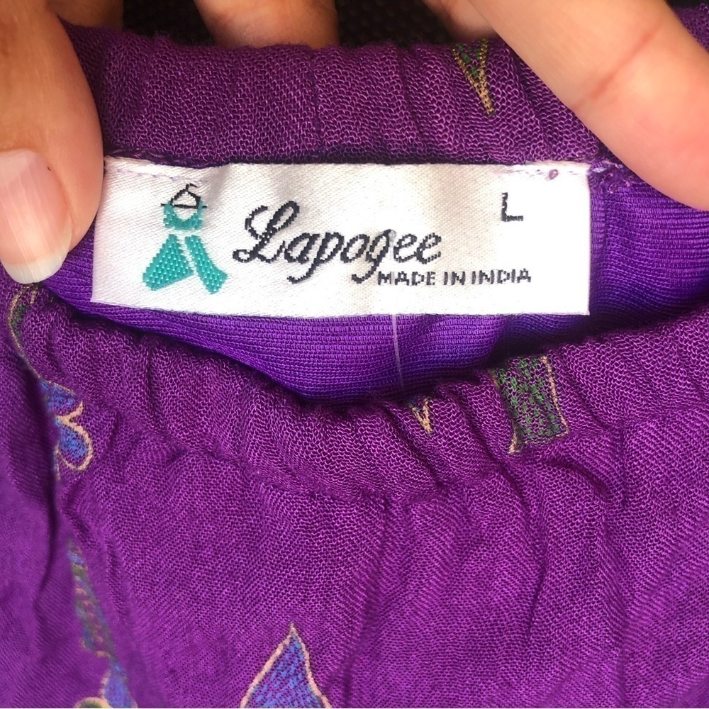 Juniors Large Lapogee Purple Dress - Picture 5 of 5